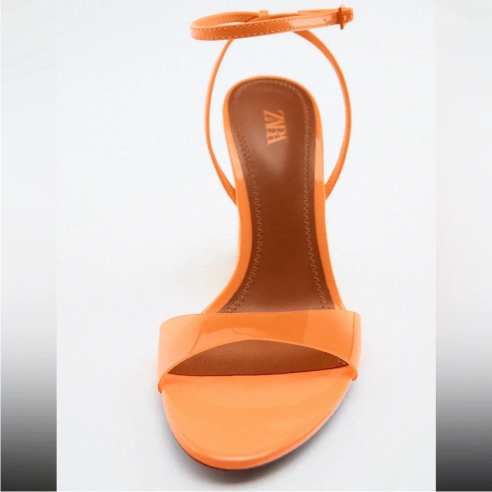 NWOT Zara Methacrylate Sandels - Picture 2 of 5